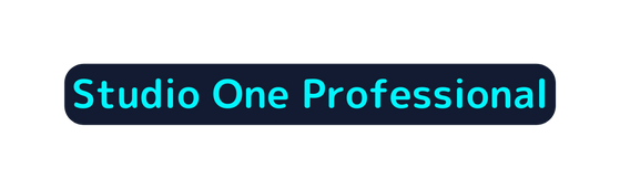 Studio One Professional